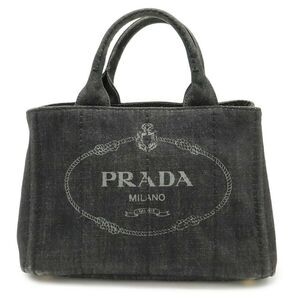 Prada Denim Canapa Tote Bag